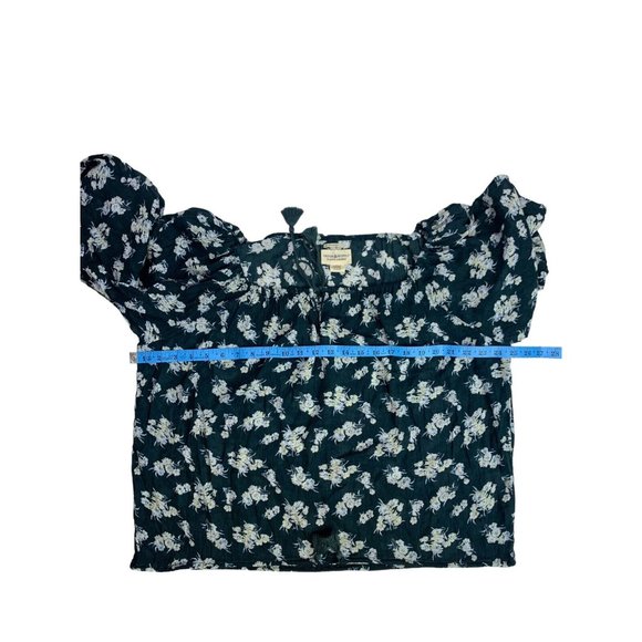 Ralph Lauren Denim & Supply RL Boho Off The Shoulder Tasseled Blouse Size S - Picture 6 of 9